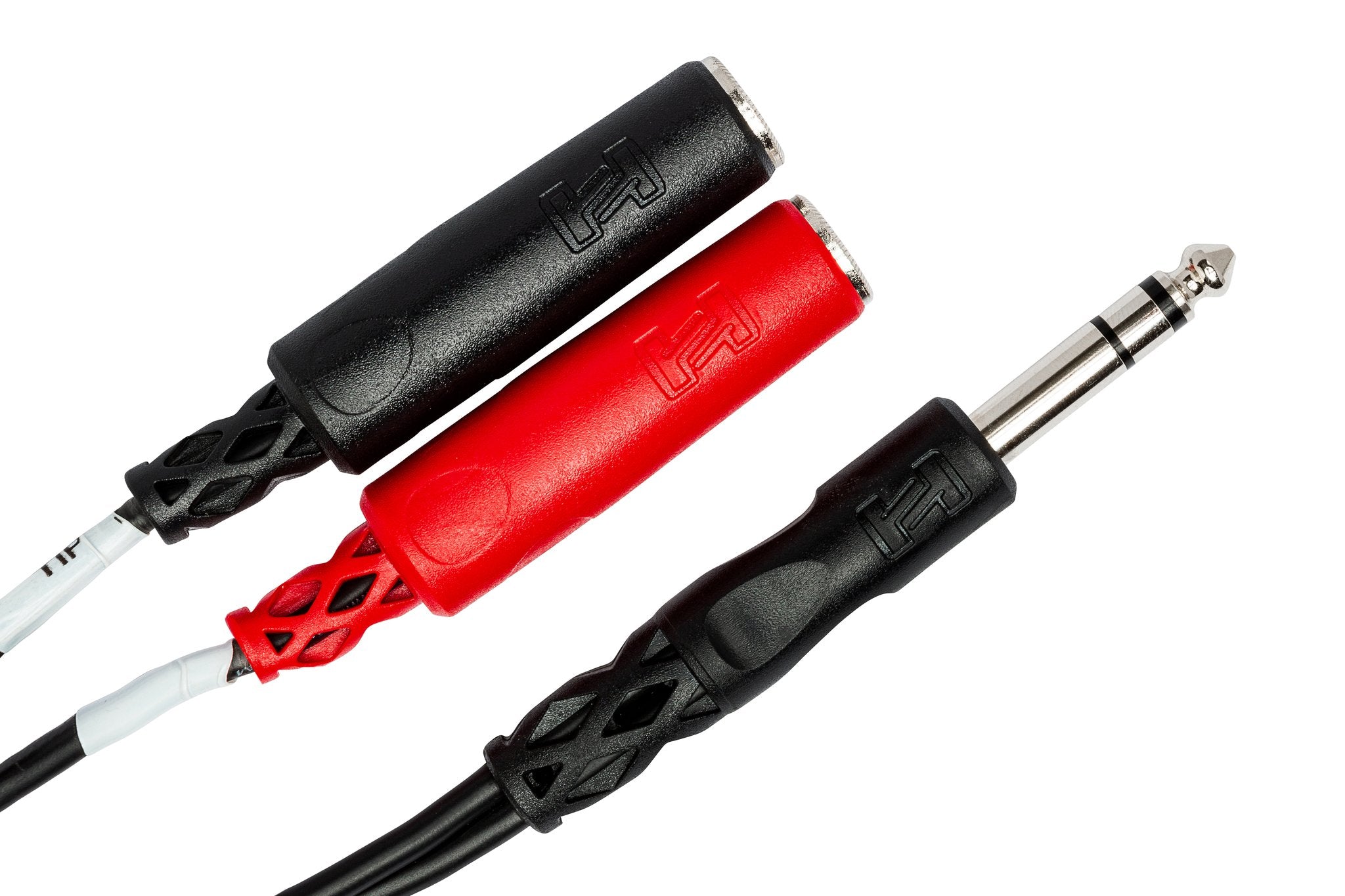 Stereo Breakout, 1/4 in TRS to Dual 1/4 in TSF - Angle