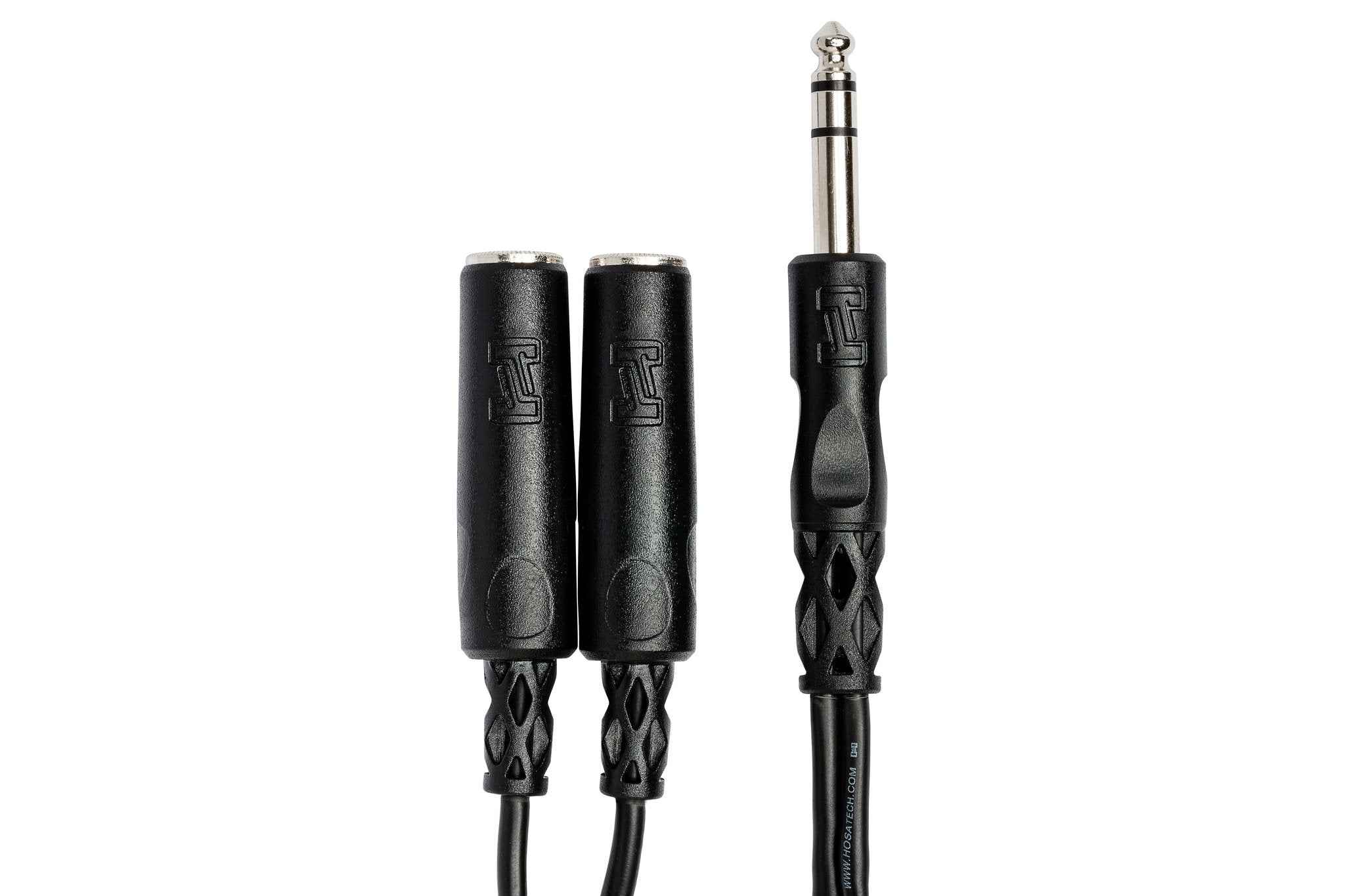 Y Cable, 1/4 in TRS to Dual 1/4 in TRSF - Connector