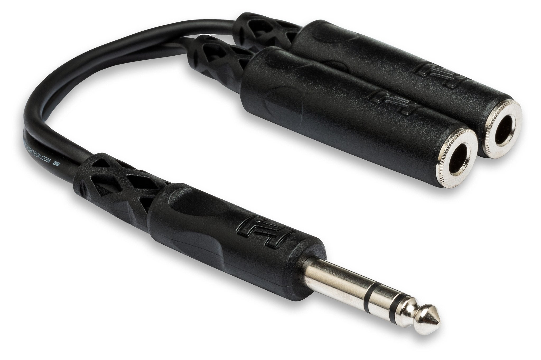 Y Cable, 1/4 in TRS to Dual 1/4 in TRSF - Full