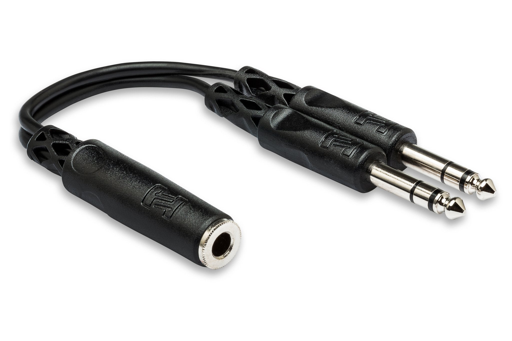 Y Cable, 1/4 in TRSF to Dual 1/4 in TRS - Full
