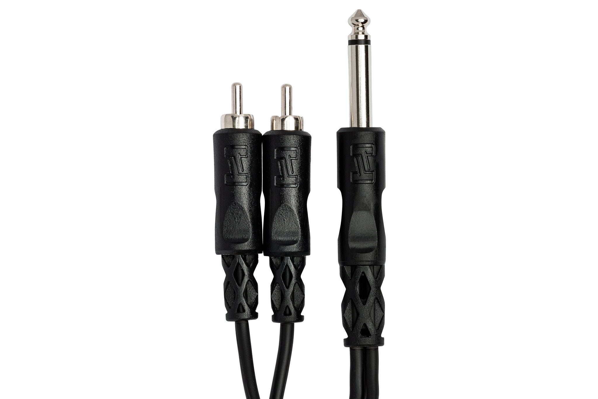 Y Cable, 1/4 in TS to Dual RCA - Connector
