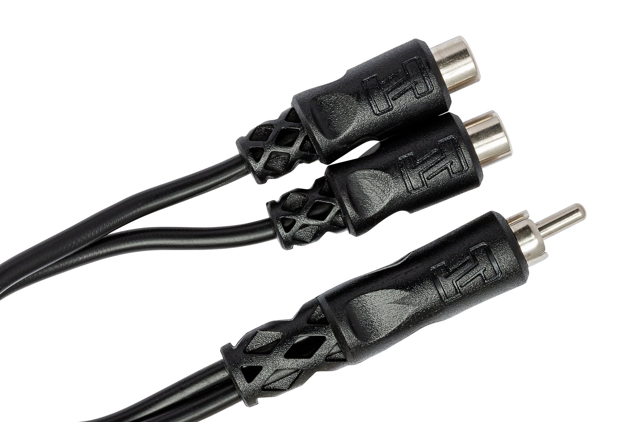 Y Cable, RCA to Dual RCAF - Angle