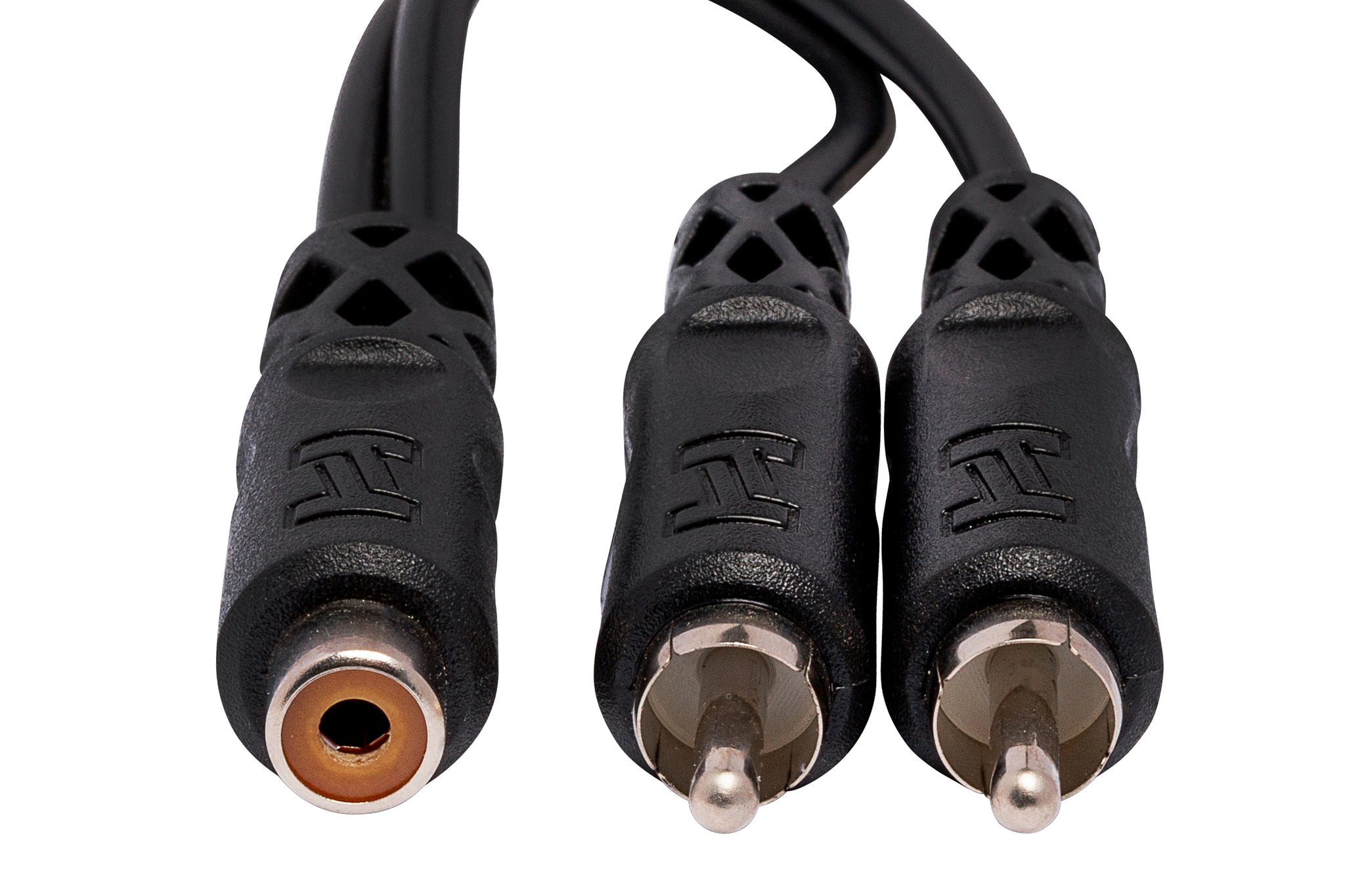 Y Cable, RCAF to Dual RCA - Front