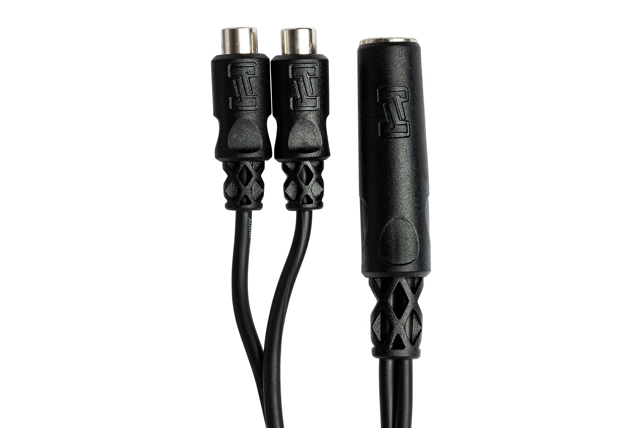 Y Cable, 1/4 in TSF to Dual RCAF - Connector