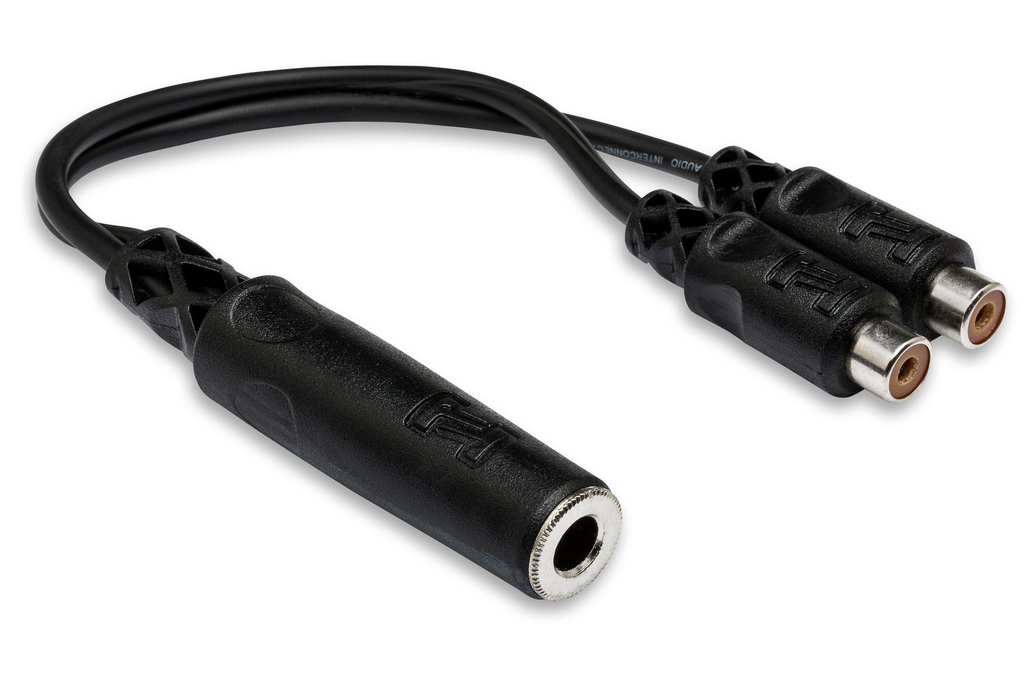 Y Cable, 1/4 in TSF to Dual RCAF - Full