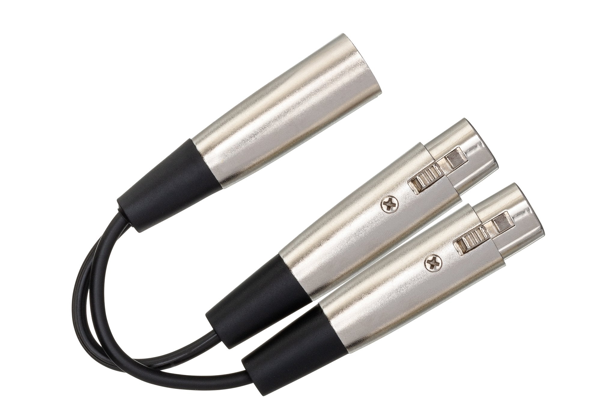 Y Cable, Dual XLR3F to XLR3M - Angle