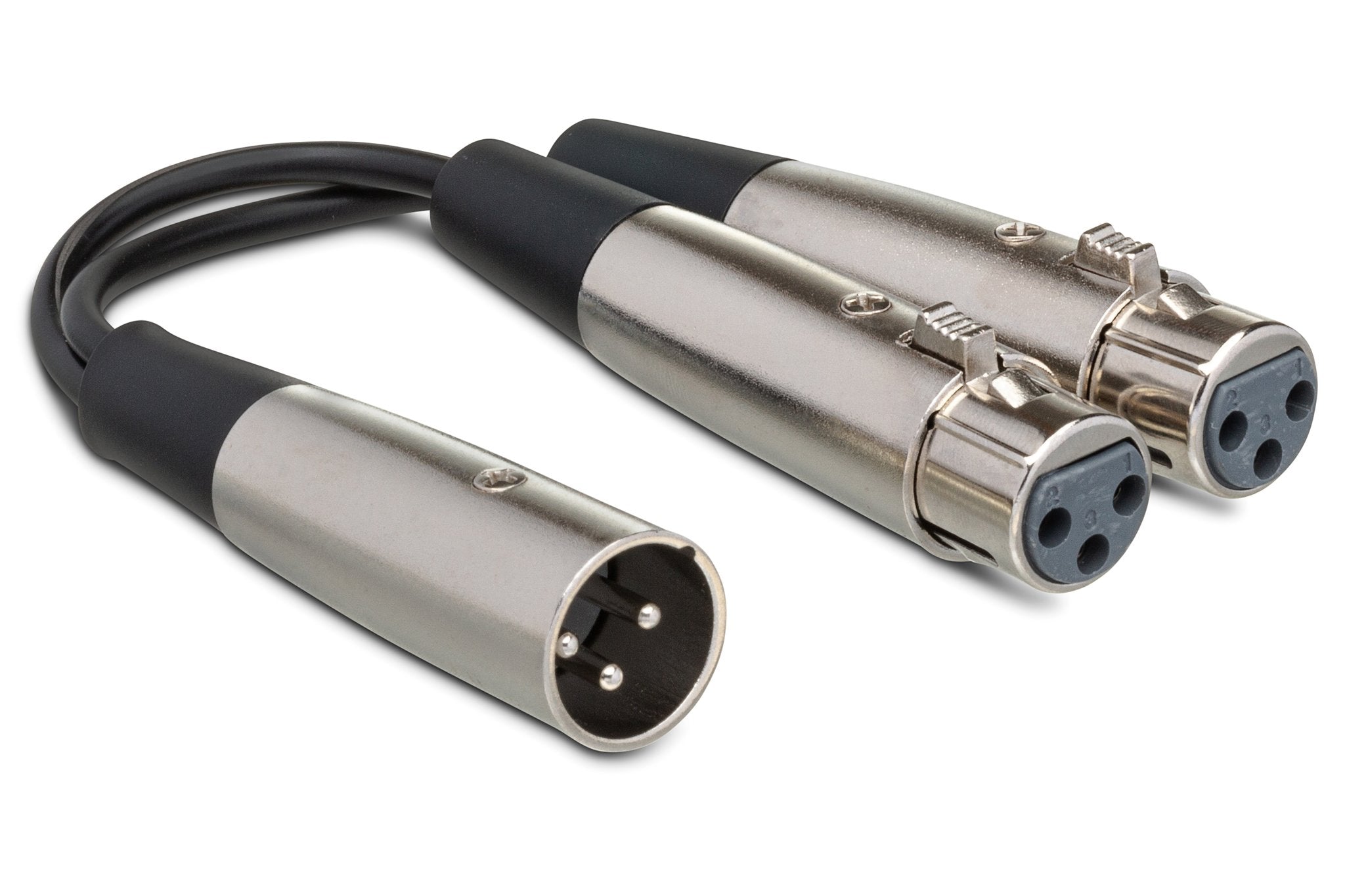 Y Cable, Dual XLR3F to XLR3M - Full