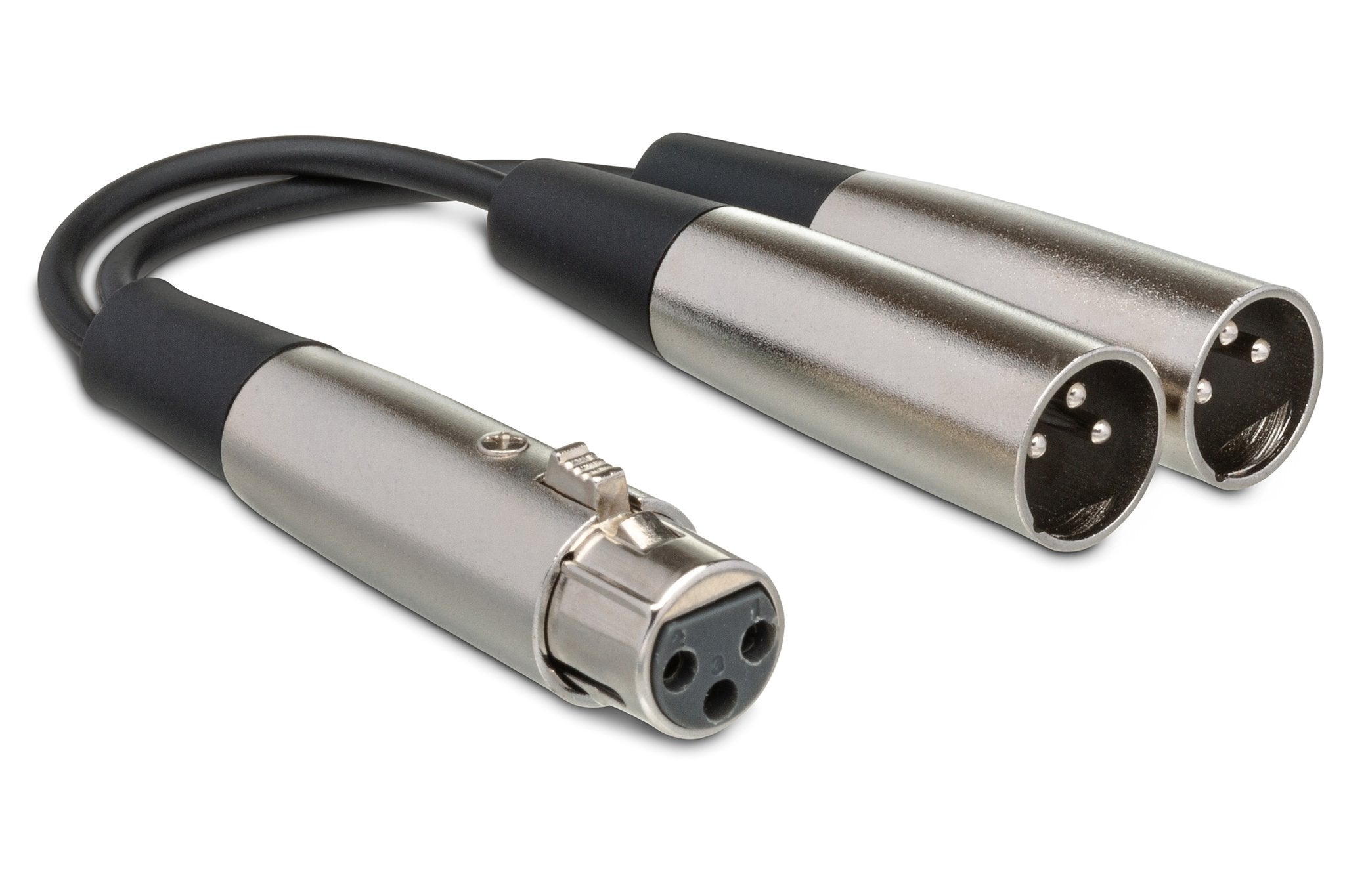 Y Cable, XLR3F to Dual XLR3M - Full