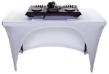 Scrim King SS-TBL-401W (4ft White table cover, open back)