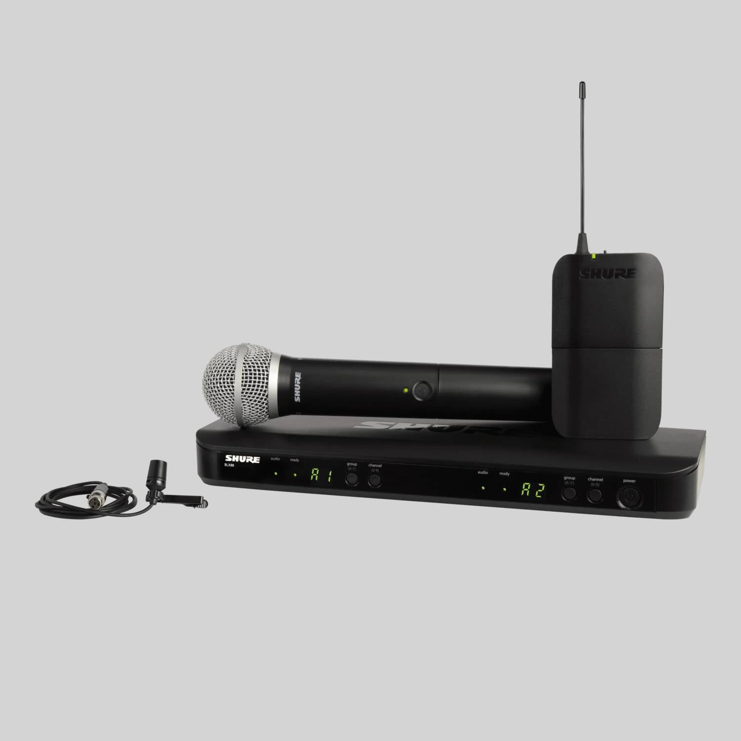 BLX1288/CVL - Wireless Combo System with PG58 Handheld and CVL Lavalier