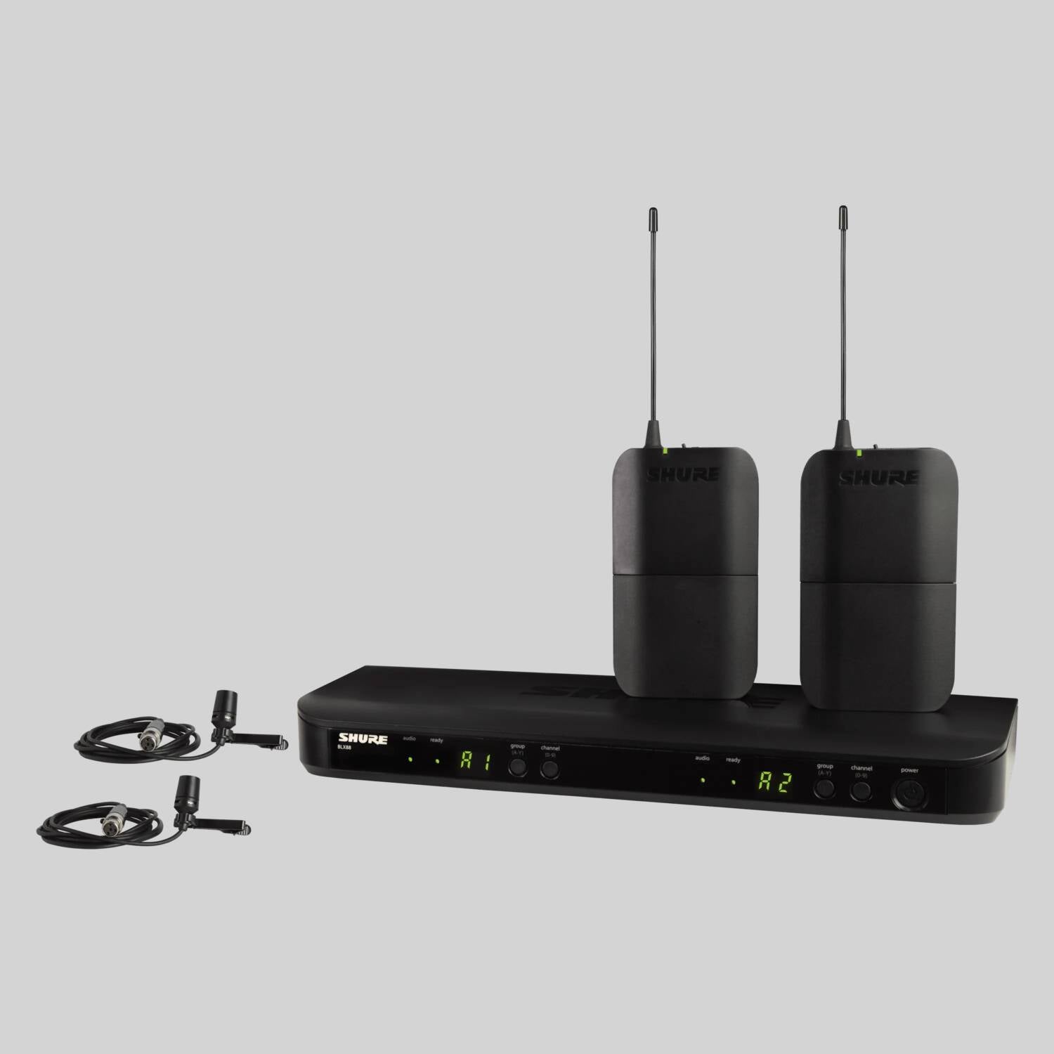 BLX188/CVL - Wireless Dual Presenter System with two CVL Lavalier Microphones