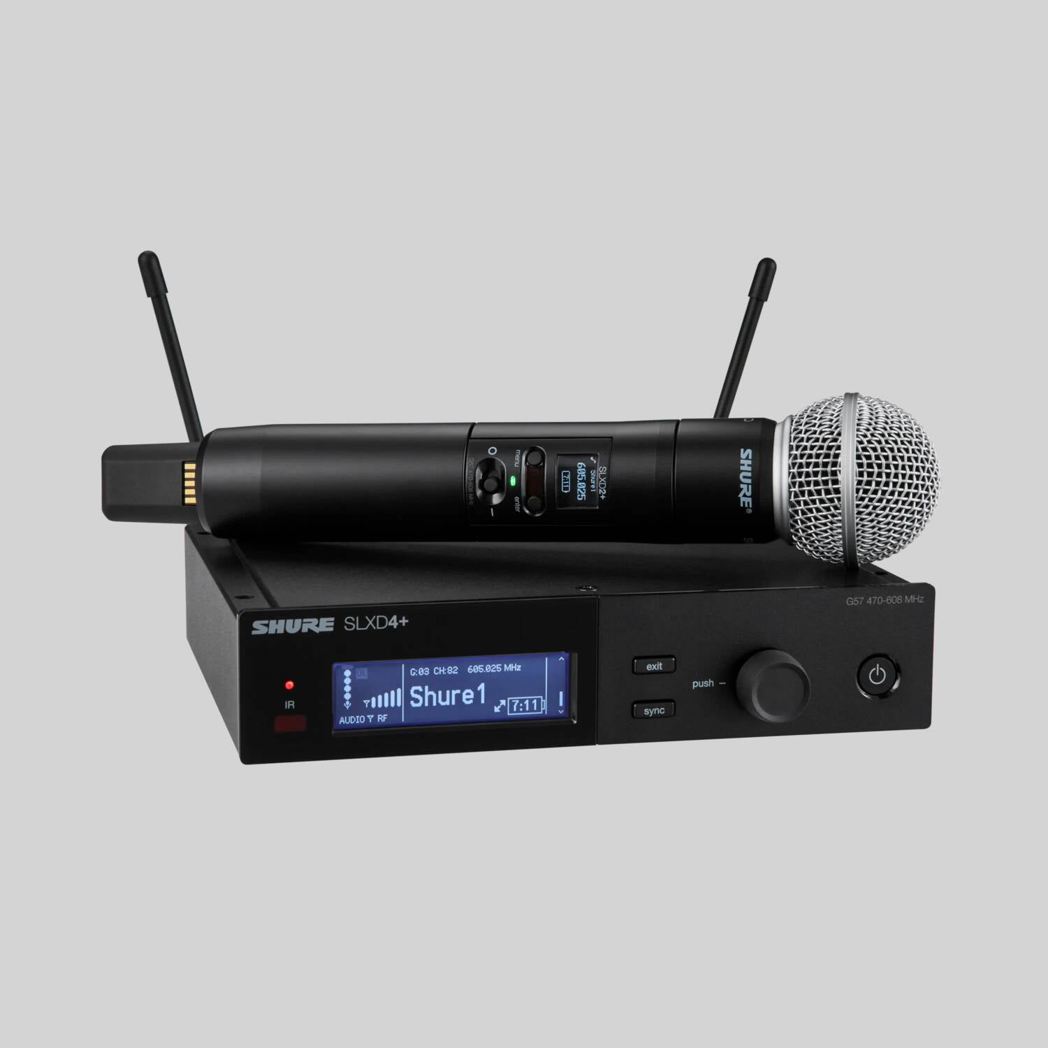 SLXD24+/58 - Digital Wireless Handheld System with SM58® Cardioid Dynamic Microphone