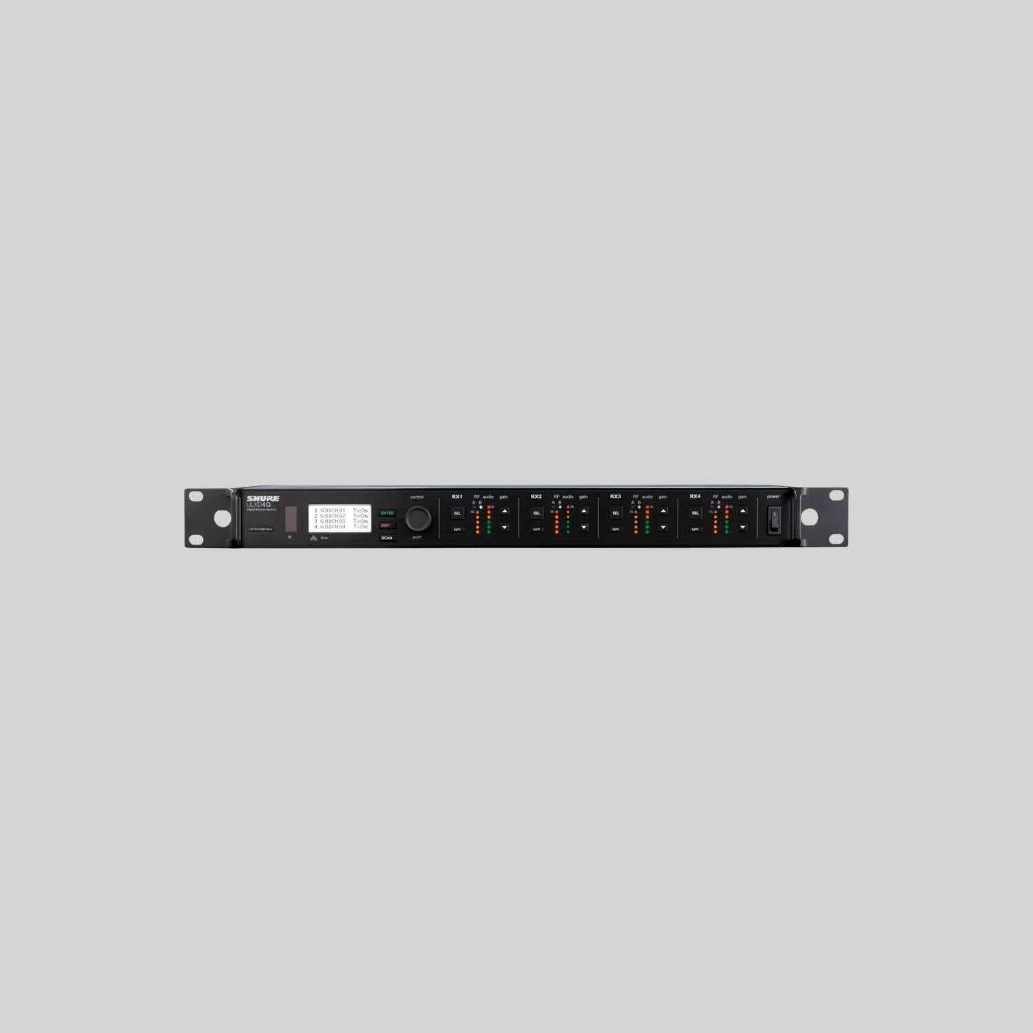 ULXD4Q-GV - Quad-Channel Digital Wireless Receiver