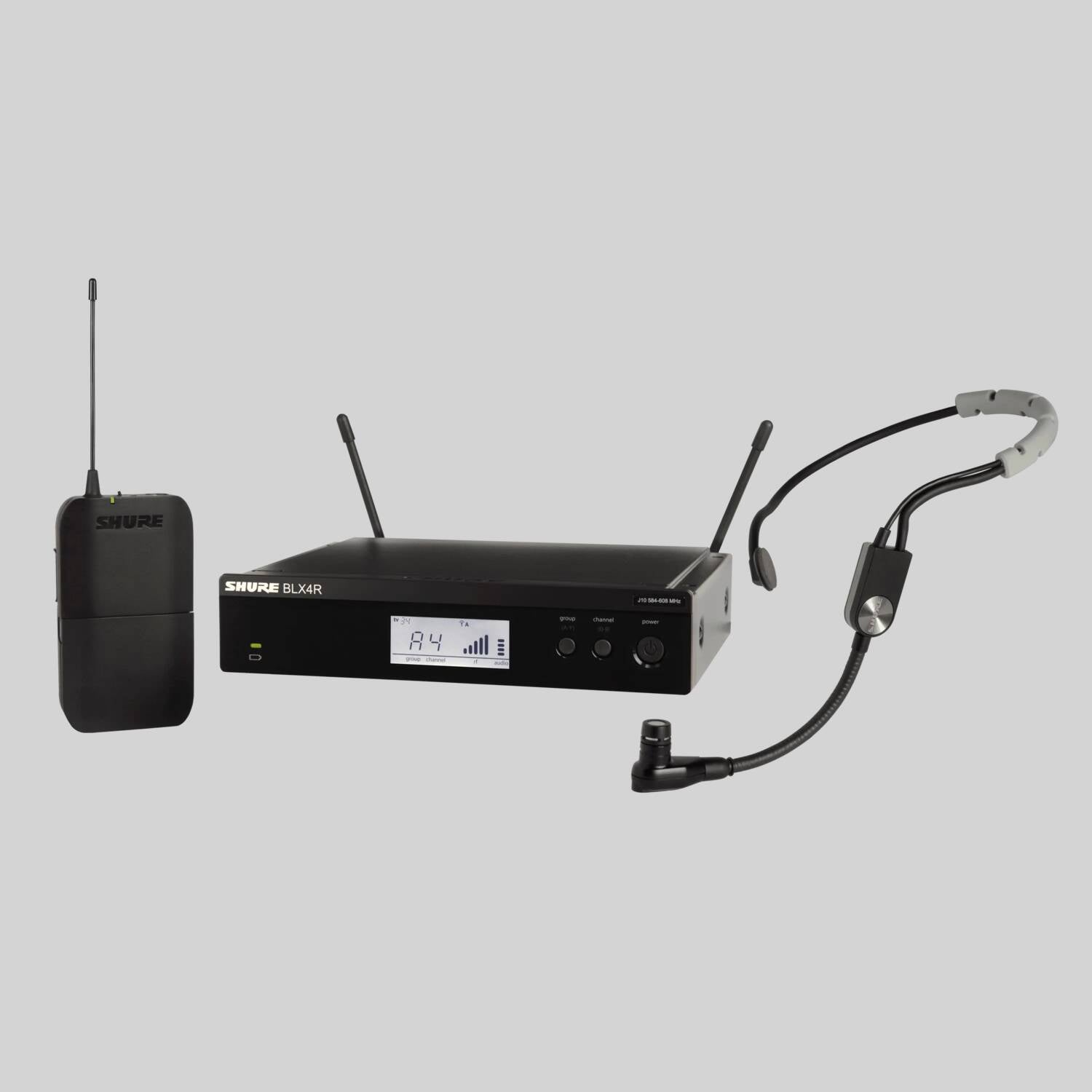 BLX14R/SM35 - Wireless Rack-mount Headset System with SM35 Headset Microphone