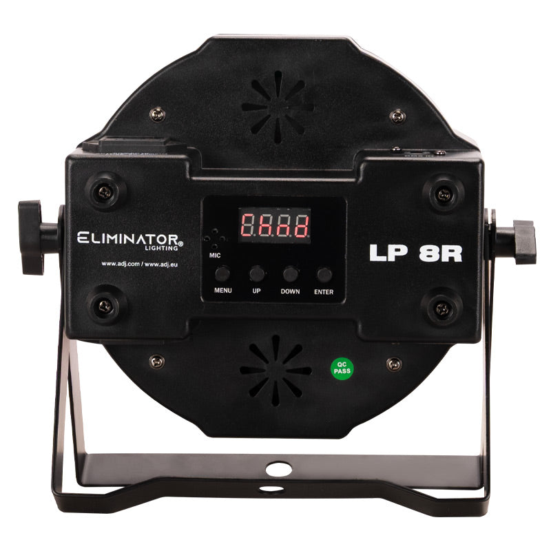 LP-8R  7x 8W Quad (RGBW) w/ RGB Ring Par