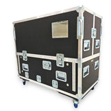 DiGiCo Quantum 326 Flip-Ready Hydraulic Console Easy Retracting Lifting 2x2U Rack Space Flight Case with wheels by ZCASE
