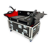 DiGiCo Quantum 326 Flip-Ready Hydraulic Console Easy Retracting Lifting 2x2U Rack Space Flight Case with wheels by ZCASE