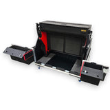 DiGiCo Quantum 326 Flip-Ready Hydraulic Console Easy Retracting Lifting 2x2U Rack Space Flight Case with wheels by ZCASE