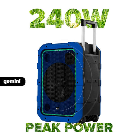 MPA-2400: Rechargeable Weather-Resistant Trolley Speaker