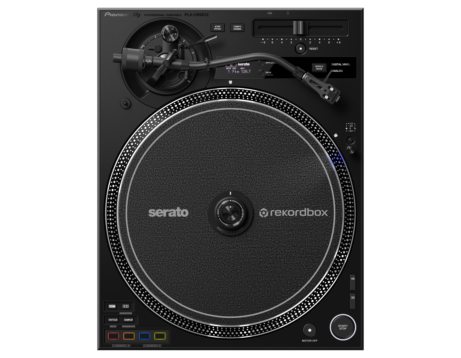 PLX-CRSS12  -   Professional direct drive turntable with DVS control (black)