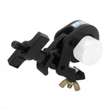 T-C12H-BLK Self-Locking M10 Clamp w/ Big Wing for 2" Truss Tube Capacity 330 lbs. — Aluminum
