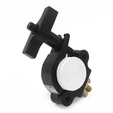 T-C4SH-BLK Slim O-Clamp with Big Wing Knob fits 1.5-2.0 in Tube Capacity 661 LBS M10 Bolt — Aluminum