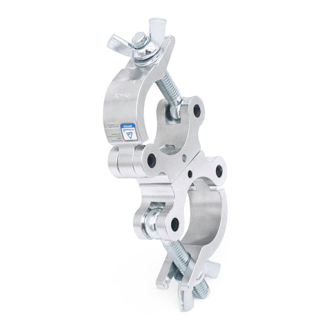 T-C6S Dual Swivel O-Clamp fits 1.5-2.0 in Tube Capacity 660 LBS — Aluminum