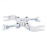 T-C6S Dual Swivel O-Clamp fits 1.5-2.0 in Tube Capacity 660 LBS — Aluminum