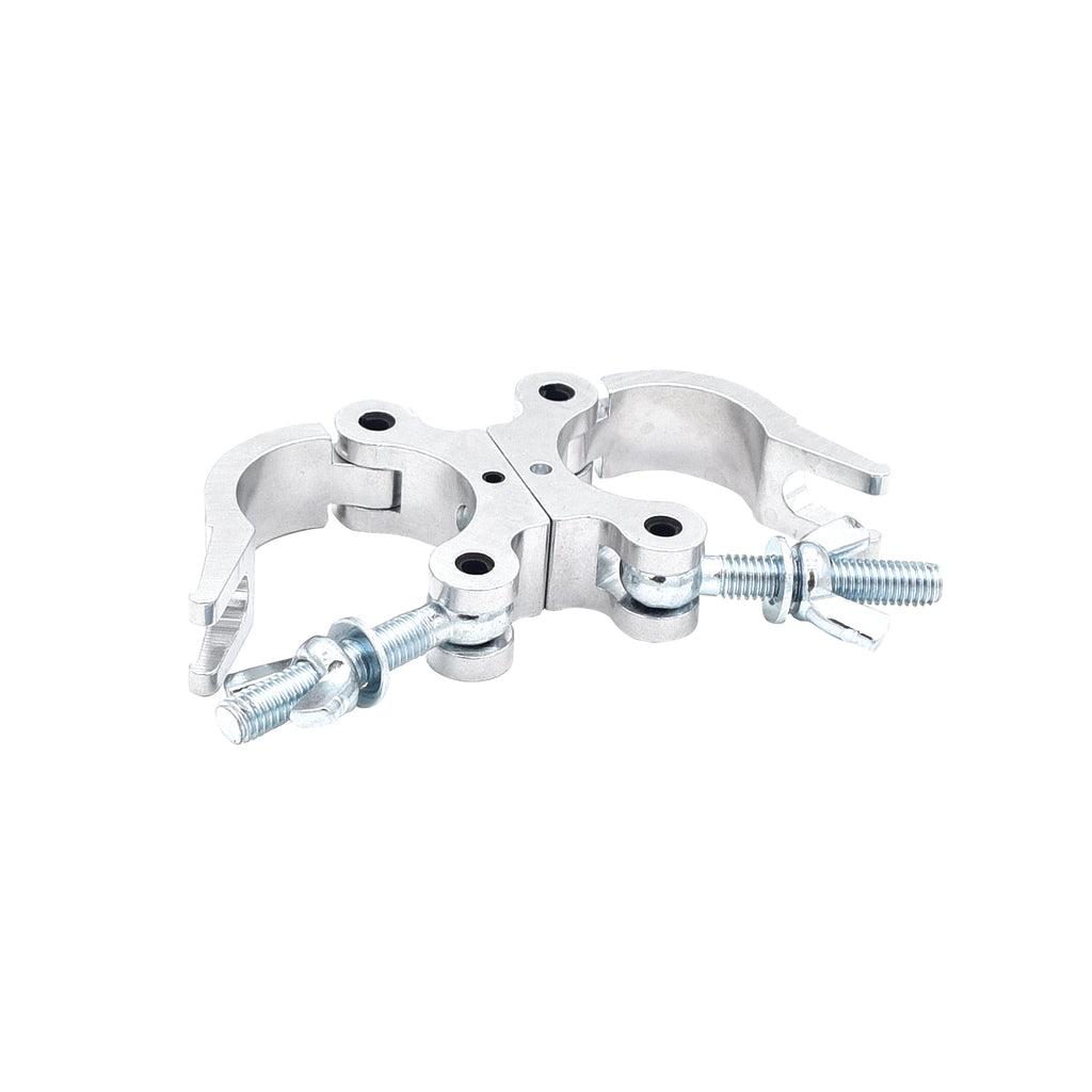 T-C6S Dual Swivel O-Clamp fits 1.5-2.0 in Tube Capacity 660 LBS — Aluminum