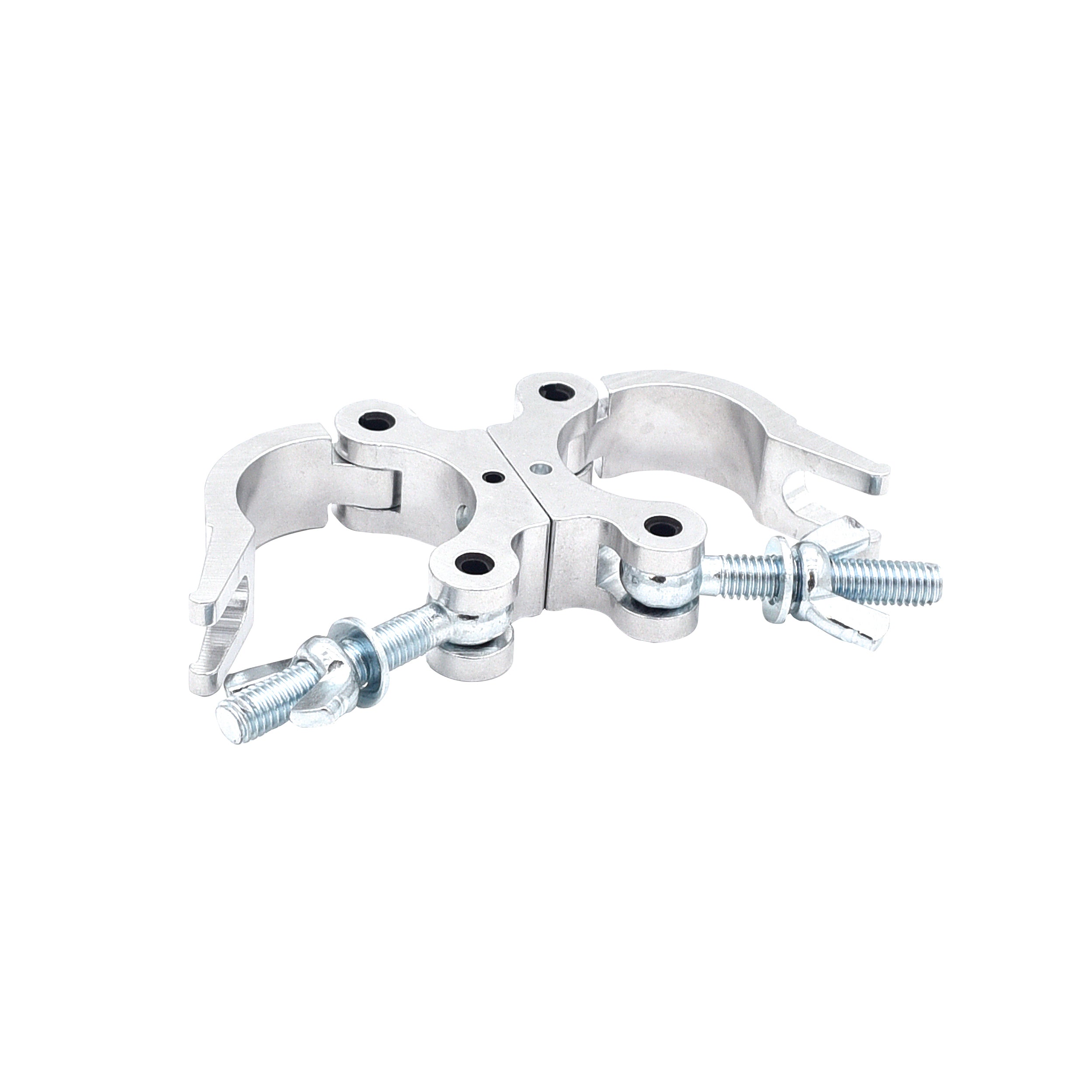 T-C6S Dual Swivel O-Clamp fits 1.5-2.0 in Tube Capacity 660 LBS — Aluminum