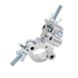 T-C6S Dual Swivel O-Clamp fits 1.5-2.0 in Tube Capacity 660 LBS — Aluminum