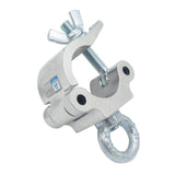 T-C8 Pro Clamp w/ Eyebolt for 2" Truss Tube Capacity 750 lbs. — Aluminum
