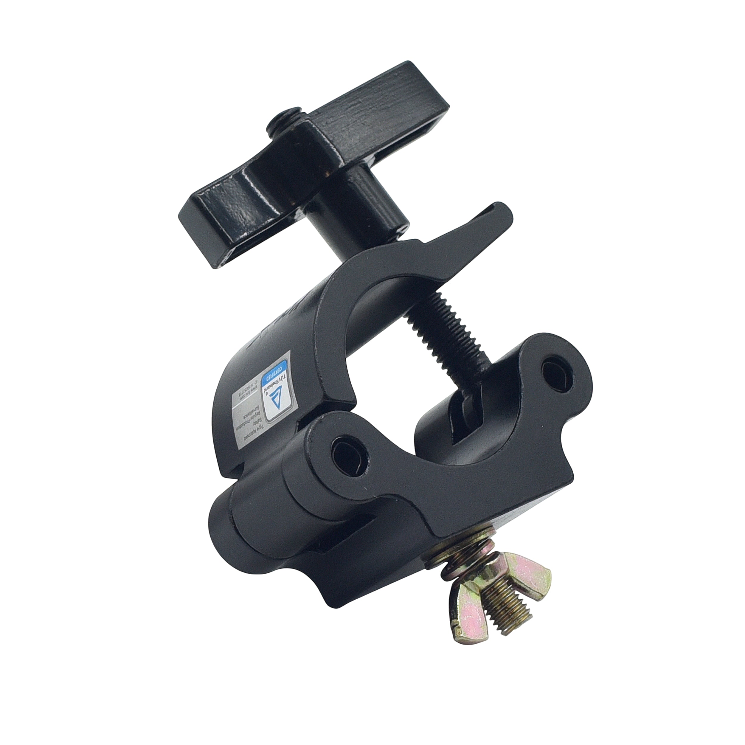 T-C40H-BLK Pro Clamp fits .12-2.0 in Tube Capacity 1100 LBS M10 Bolt — Aluminum Black