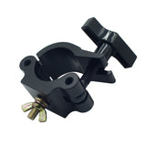 T-C40H-BLK Pro Clamp fits .12-2.0 in Tube Capacity 1100 LBS M10 Bolt — Aluminum Black