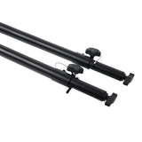 Set of 2 Atlas Telescoping Poles Black 56"–96" Adjustable Height