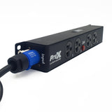 ProX Power Center 4-Outlet Edison Power Strip Edison Nema 5-20R