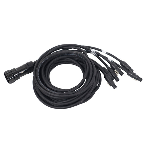 19-Pin Kupo WPS-5219LM to 6x Rean True1 2x 6ft 2x 10ft 2x 16ft SJOOW - 12AWG