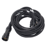 19-Pin Kupo WPS-5219LM to 6x Rean True1 2x 6ft 2x 10ft 2x 16ft SJOOW - 12AWG