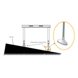 StageQ 16x24ft Portable Stage Platform Package with 12 Decks Event Staging System 28-48" Height