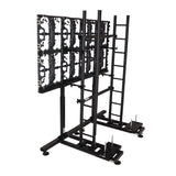 LED Panel Ground Support Stand, Adjustable Height 24-40", Works with XT-GSWSB MK2 - Steel Multi-Linkable System