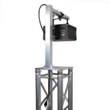 Set of 2 Inverted Lighting Mount Top Plates with 24"H and 16"L, 2" OD Arm