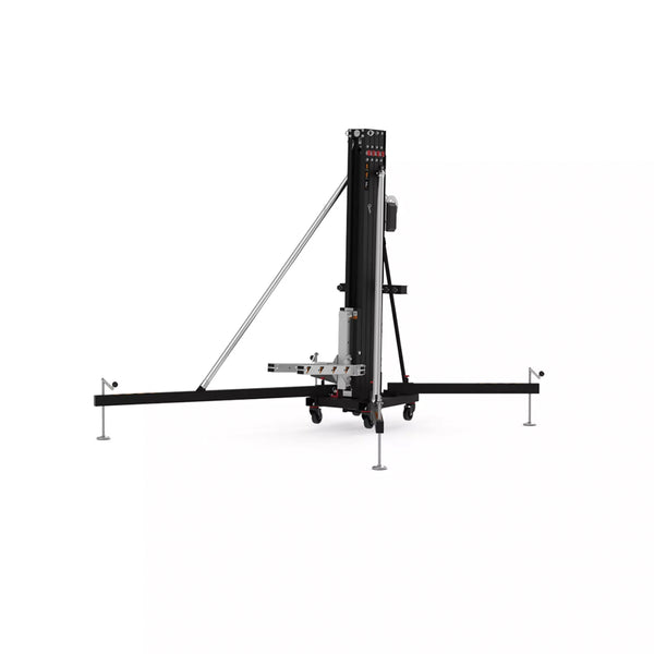 FANTEK Front Loading Lifting Tower w/ Line Array Adapter & Hanging Ring — 16 ft 518 lbs Capacity Max
