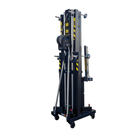 FANTEK Front Loading Lifting Tower w/ Line Array Adapter & Hanging Ring — 16 ft 518 lbs Capacity Max