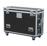 Flight case for Yamaha Rivage PM3 CS-R3 Audio Console Mixer with Doghouse and Wheels by Santosom