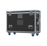 Flight case for Yamaha Rivage PM3 CS-R3 Audio Console Mixer with Doghouse and Wheels by Santosom