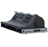 Flight case for Yamaha Rivage PM5 CS-R5 Audio Console Mixer with Doghouse and Wheels by Santosom