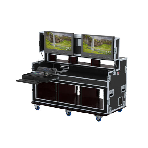 Video Controller FC Regie Blackmagic ATEM 1M/E Advanced Panel, 2 screens 8U + 3U by Santosom