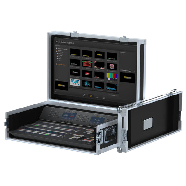 Flight Case for Blackmagic ATEM 2 M/E Advanced Panel 20 by Santosom