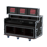 Flight Case for Tricaster TC1 3 Screens 3U + 8U by Santosom