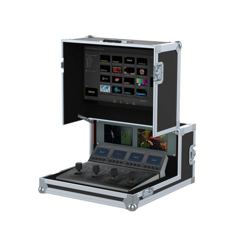 Video Controller Flight Case for Blackmagic ATEM 1 M/E Camera Control Panel 3U + 6U by Santosom